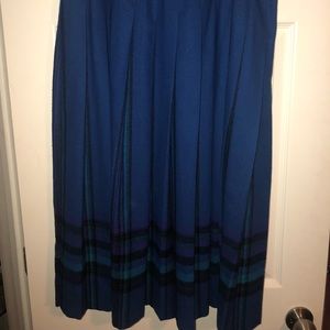 Vintage Pendleton pleated wool skirt